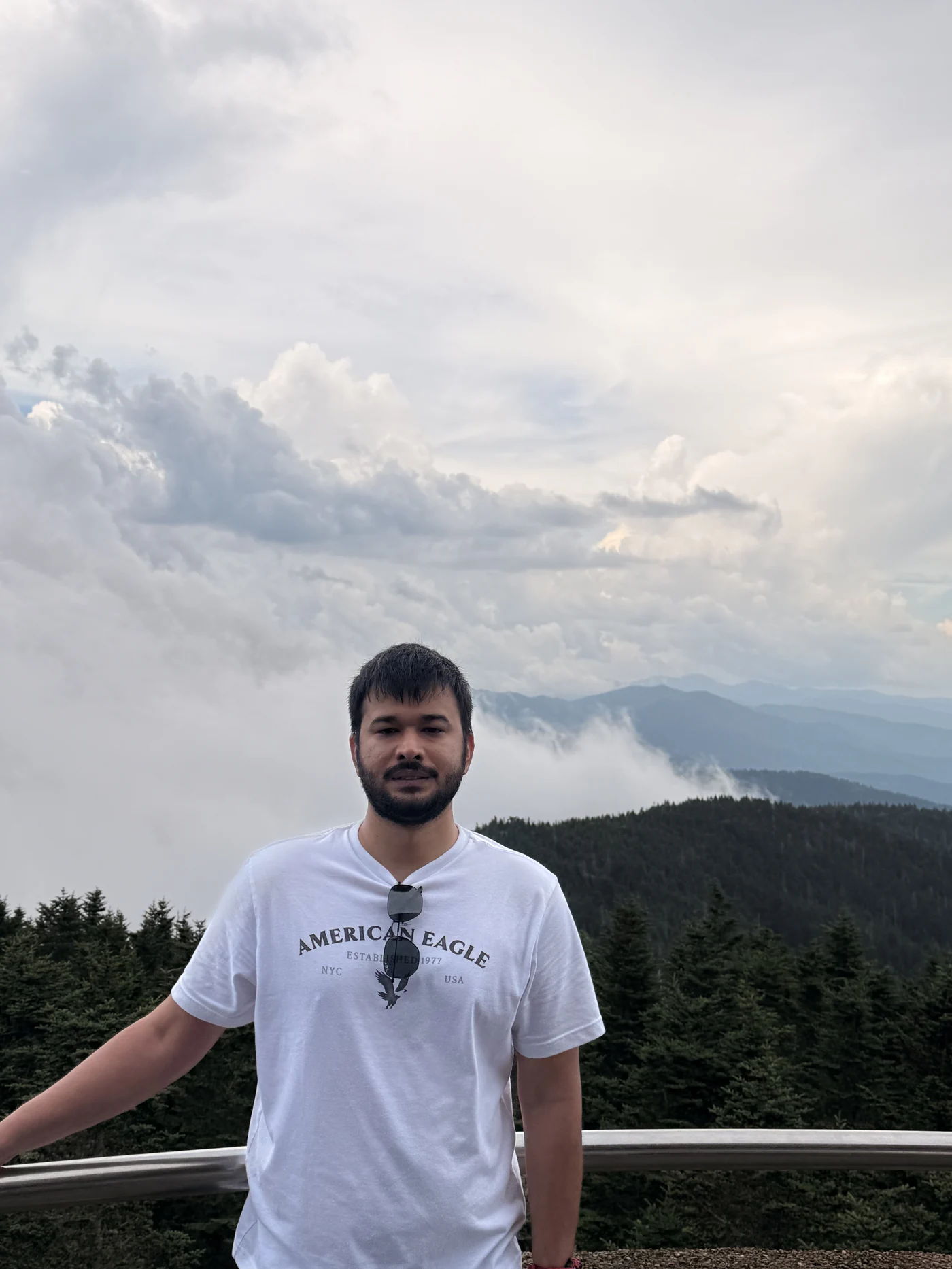 Shivam at the overlook